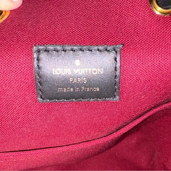 LOUIS VUITTON
Montsouris NM Monogram Canvas Leather Backpack Black - Picture 8 of 10